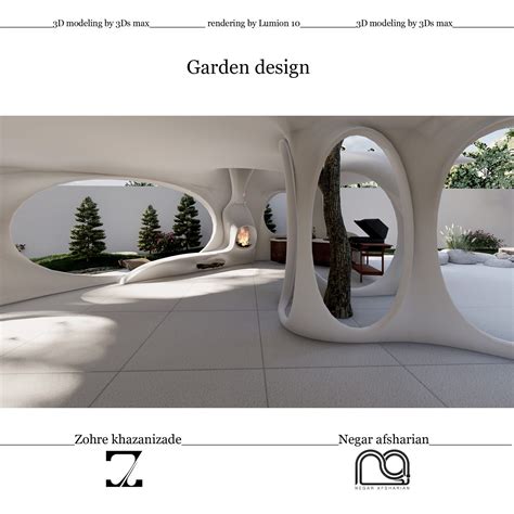 pavilion design and garden design - Project - Evermotion