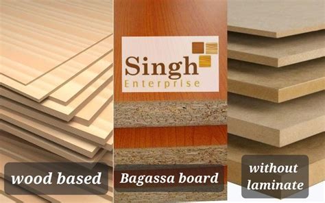 Bagasa And Wood Based Brown Pre Laminated Particle Board X Surface