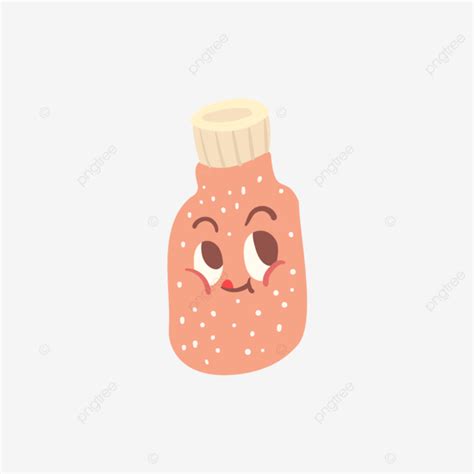 Flat Cartoon Abstract Cute Naughty Bottle Vector Vector Vector