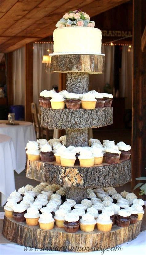 Wedding Cakes Tree Stump Cake Stand 2030591 Weddbook