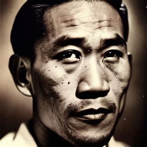 Ai Art Generator 1940s Wrestler Filipino Headshot Colour Photograph