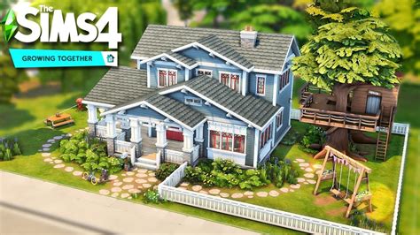 San Sequoia Craftsman Style Home GROWING TOGETHER The Sims 4