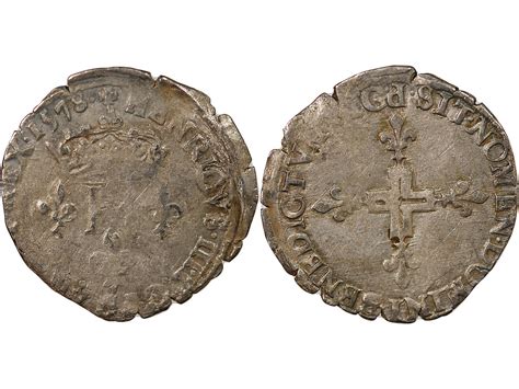 Frankreich Sol Henry Iii Double Sol Parisis Nd Type P Dijon