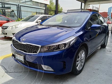 Kia Forte Sedan EX Aut Usado 2018 Color Azul Precio 255 000