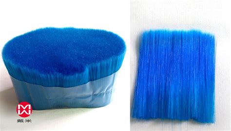 Blue Artist Brush Fiber Nylon Tapered Filament For Brushes Pbt