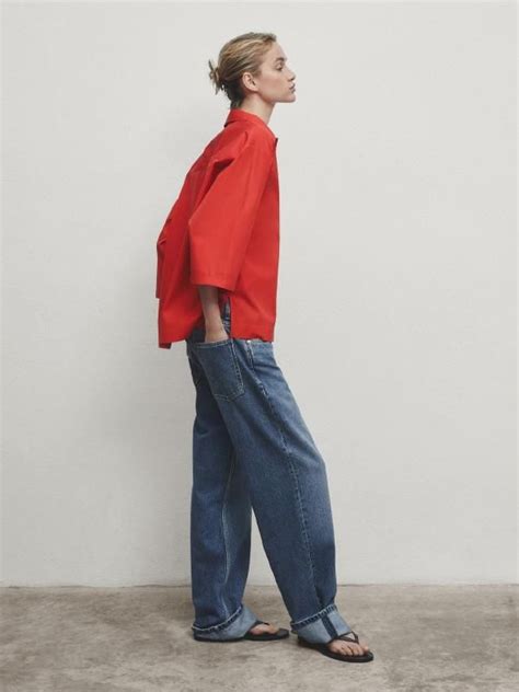 Massimo Dutti Red Capsule Ss24 Lookbook In 2024 Red Blouses Blouse