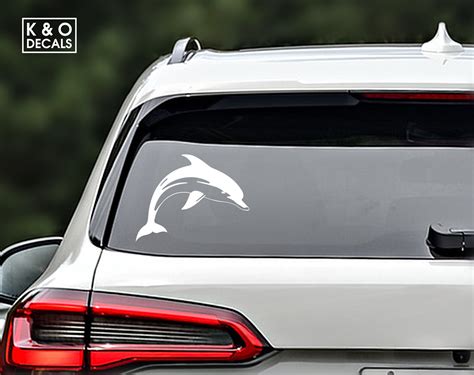 Dolphin Decal, Dolphin Car Sticker - Etsy