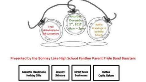 Bonney Lake High School Holiday Bazaar & Craft Fair 2025, a Craft Show…