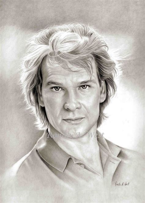 Starsportraits Retratos De Patrick Swayze Por Rondawest Dibujos