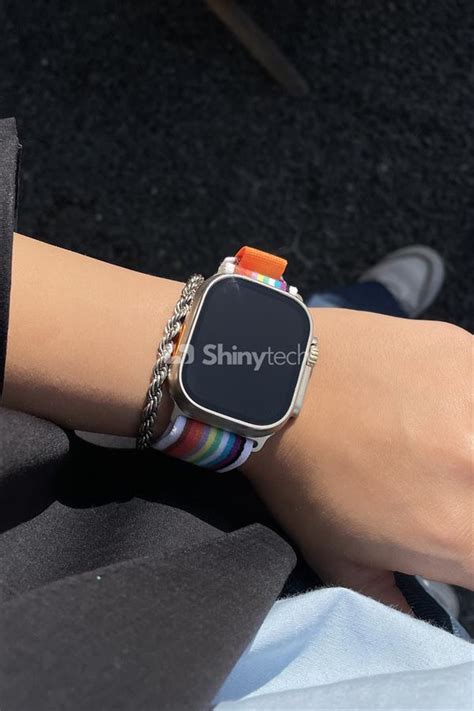 Pride Rainbow Apple Watch Uyumlu Trail Loop Kordon Modelleri Shinytech