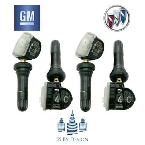 Set Of Genuine Oem Genuine Gm Buick Enclave Tpms Tire Pressure