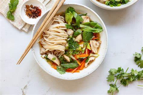 Chicken Pho Noodle Bowl - Familystyle Food