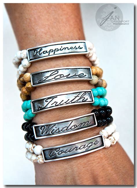 Inspirational bracelets