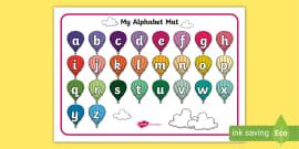 Alphabet And Phase 2 3 And 5 Phonemes On Hot Air Balloons
