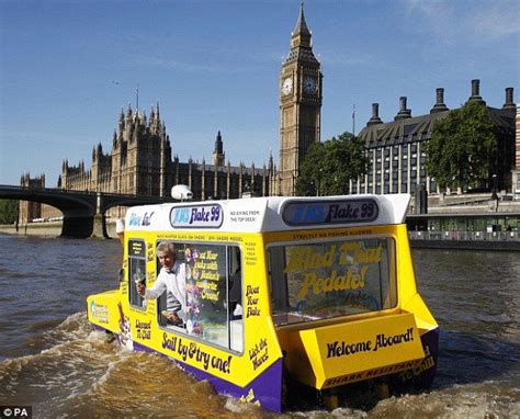 Its Hms Flake 99 Bizarre Sight Of Amphibious Ice Cream Van Spotted