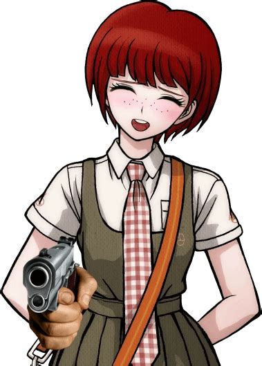 Dr2 Characters But They Have A Gun Day 11 Mahiru Koizumi Rdanganronpa