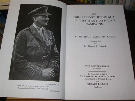 The Gold Coast Regiment In The East African Campaign