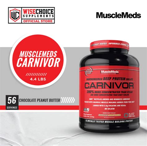 Musclemeds Carnivor Lbs Chocolate Peanut Butter Lazada Ph