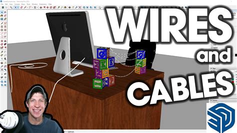 2 Easy Ways To Make Wires And Cables In Sketchup Youtube