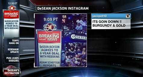 DeSean Jackson Confirms SportsCenter S Breaking News About Himself Via