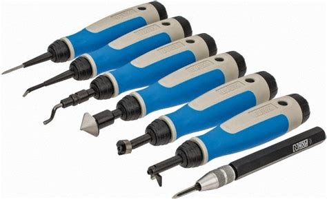 Noga 7 Piece High Speed Steel Hand Deburring Tool Set 41031774