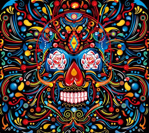 🔥 [50+] Mexican Skull Wallpapers | WallpaperSafari