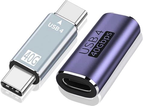 MEIRIYFA 40Gbps USB Type C Adapter, USB C Coupler 100W Male to Male ...