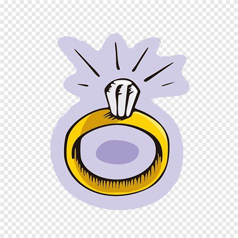 Ring Diamond Icon Cartoon Diamond Ring Cartoon Character Ring Png