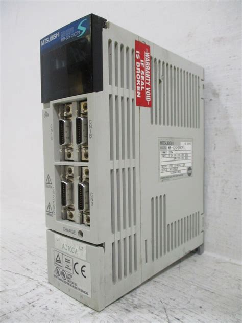 Mitsubishi Mr J2s 20cp1 Melservo Ac Servo Drive 200w 5a 120v 170v 15a