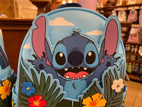 New Stitch Hide And Seek Loungefly Mini Backpack At Walt Disney World