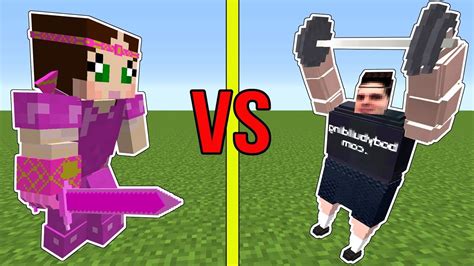 Minecraft POPULARMMOS VS GAMINGWITHJEN WHO IS STRONGEST YouTube