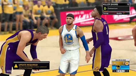 Nba K Mycareer Mode Wcfg V Lakers Youtube