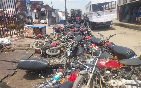 Lagos Task Force Impounds 359 Motorcycles Clamps Down On Illegal