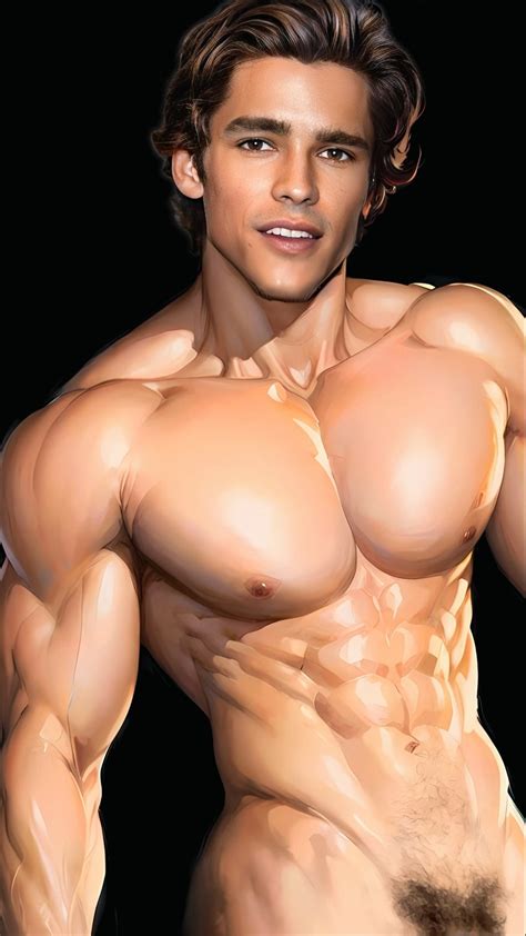 Rule 34 31fr0sty Abs Actor Ai Generated Biceps Big Chest Big Pecs Brenton Thwaites Bulging