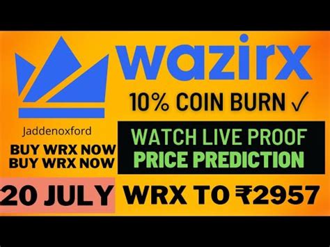 Wrx To Proof Wrx Coin Burn News Wazirx Coin Burning