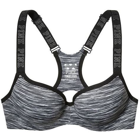 Ultimate Racerback Push Up Bra Pink Liked On Polyvore Featuring