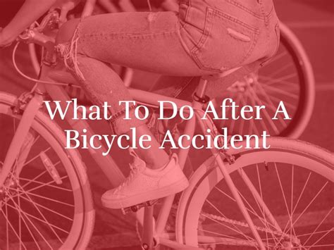 What To Do If Youre Involved In A Bicycle Accident Hill Law Firm