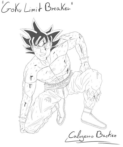 Goku Limit Breaker By Calogerro On Deviantart