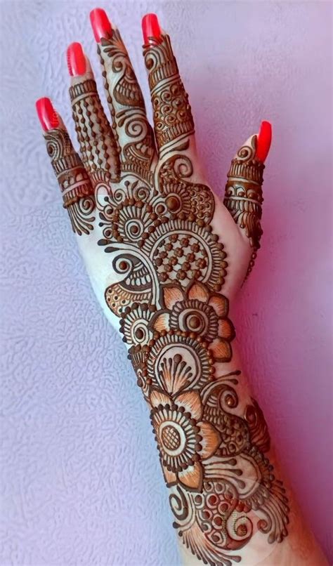 Back Hand Arabic Henna Design Mehndi Designs Mehndi Designs For