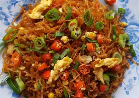 Resep Bihun Goreng Simpel Banjir Cabe Oleh Catharina Soenarko Poetri