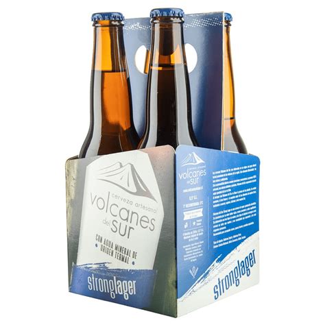 Super El Trebol Cerveza Volcanes Stronglager Pack X Cc