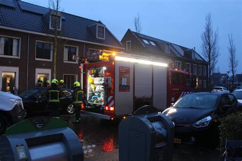 Brandweer Ingezet Voor Gaslekkage Bij Woning Burgemeester Van Der