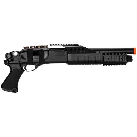 Fusil Pompe M A Sawed Tactical Agm Airsoft Ressort Noir