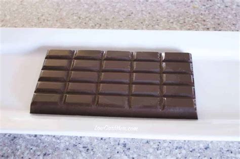 Sugar-Free Chocolate Bars with Stevia