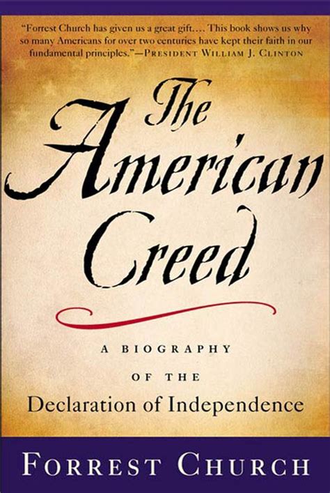 The American Creed Forrest Church Macmillan