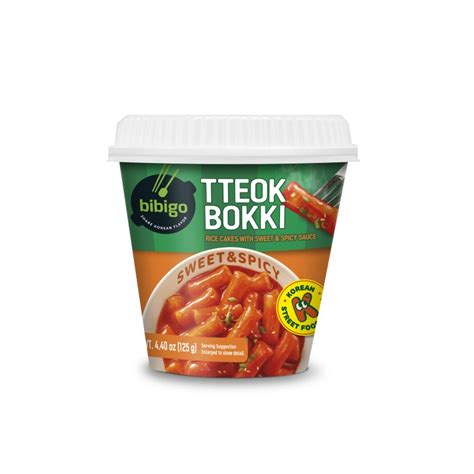 Cj Tteokbokki Cup Sweetandspicy 125g 韓式甜辣炒年糕