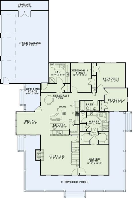 Country Style House Plan Beds Baths Sq Ft Plan