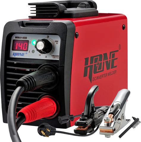 Hone Stick Welder 110v220v Actual 140amp Arc Welder Machine Igbt Inverter Digital Display Lcd