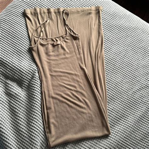 Skims Long Slip Maxi Dress Depop