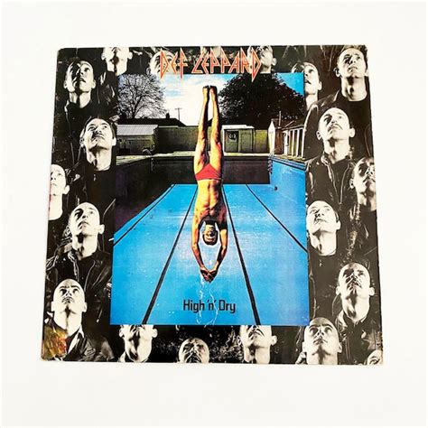 Vintage Def Leppard High N Dry Vinyl Record Lp 1981 Album Etsy